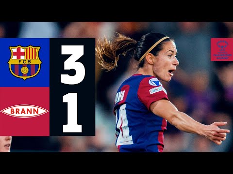 FC BARCELONA 3 vs 1 SK BRANN | UEFA WOMEN'S CHAMPIONS LEAGUE 🔵🔴