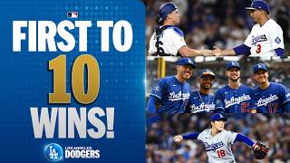 The champs keep rolling! The Los Angeles Dodgers are the 1ST TEAM to reach 10 wins in 2026! ????