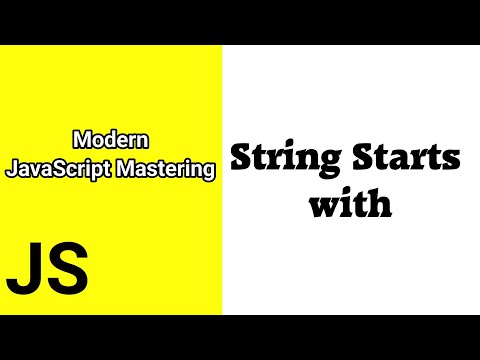 String Starts With Javascript Es6 Tutorial For Beginners Time For Code