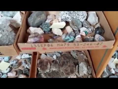 Massive 40 Year Collection of Minerals, Rocks, Crystals, Geodes, etc.