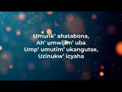 Ai Mana ndondora umenye Lyrics   Indirimbo y'igitabo