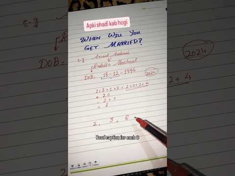 When will you get married #palmistry #astrology #numerology