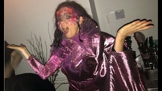 Björk doing a Dj set in &#39;RuPaul’s Drag Race&#39; Viewing Party, New York, United States. June 9, 2017.