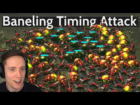 Solar's NEW Baneling Timing Attack! (vs herO)
