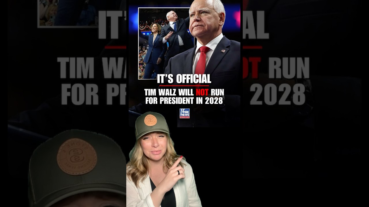 Walz Says He Will NOT Run For President #2ndamendment  #shortsfeed #shorts #shortsvideo