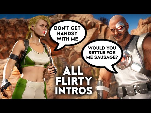 MORTAL KOMBAT 11 AFTERMATH All Flirty Intros & Dirty Jokes Dialogue MK11