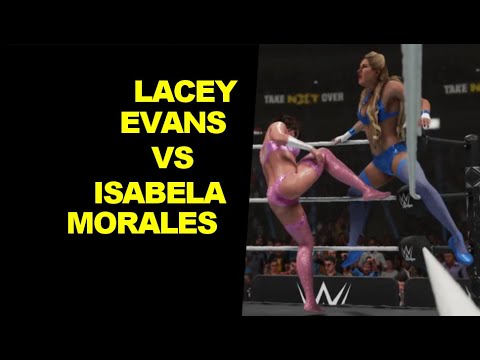 WWE 2K19 Lacey Evans vs Isabela Morales - Iron Submission