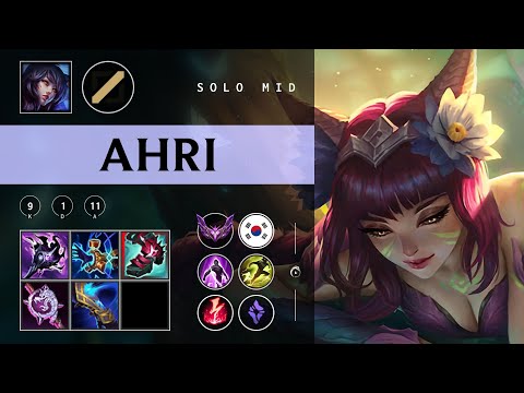 Ahri Mid vs Syndra - KR Master Patch 25.24
