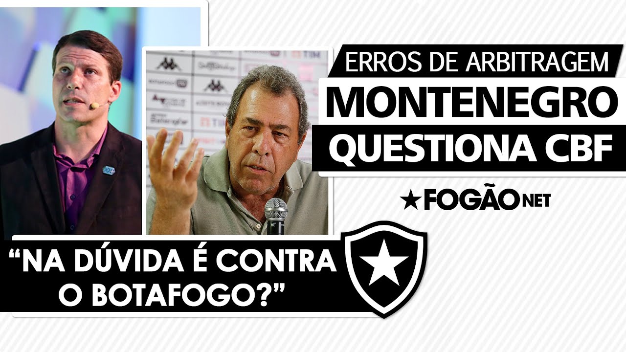 Na dúvida é contra o Botafogo? Montenegro cobra Gaciba após pênalti para o Corinthians e vê retaliação da CBF