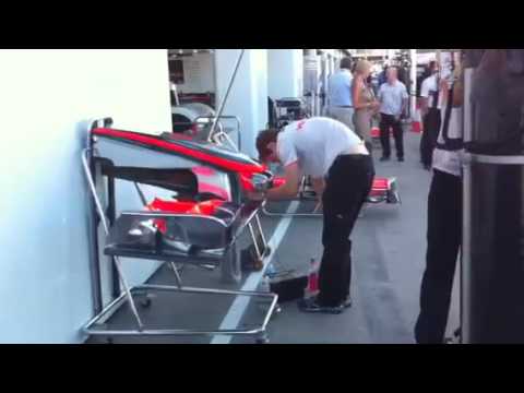 VMM Pit Lane at British Grand Prix 2010