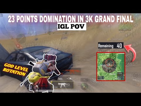 23 POINTS DOMINATION IN 3K GRAND FINAL || IGL POV || iPhone 11 - BGMI COMPETITIV 🇮🇳 - PUBG MOBILE ||