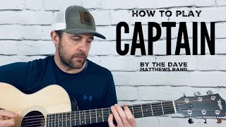 Captain-Guitar Tutorial-Dave Matthews Band