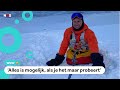 Man zonder benen beklimt één van de hoogste bergen ter wereld