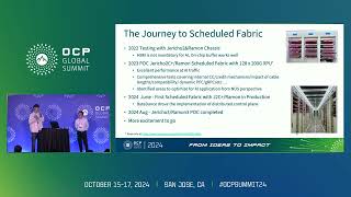 Insights from Production Scheduled Ethernet Fabric in Large AI Trainin