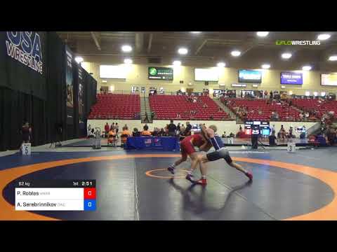 2018 Marine Corps US Open/Masters B Freestyle 62 Semis - Patrick Wayne Robles (Warr) Vs. Aleksandr
