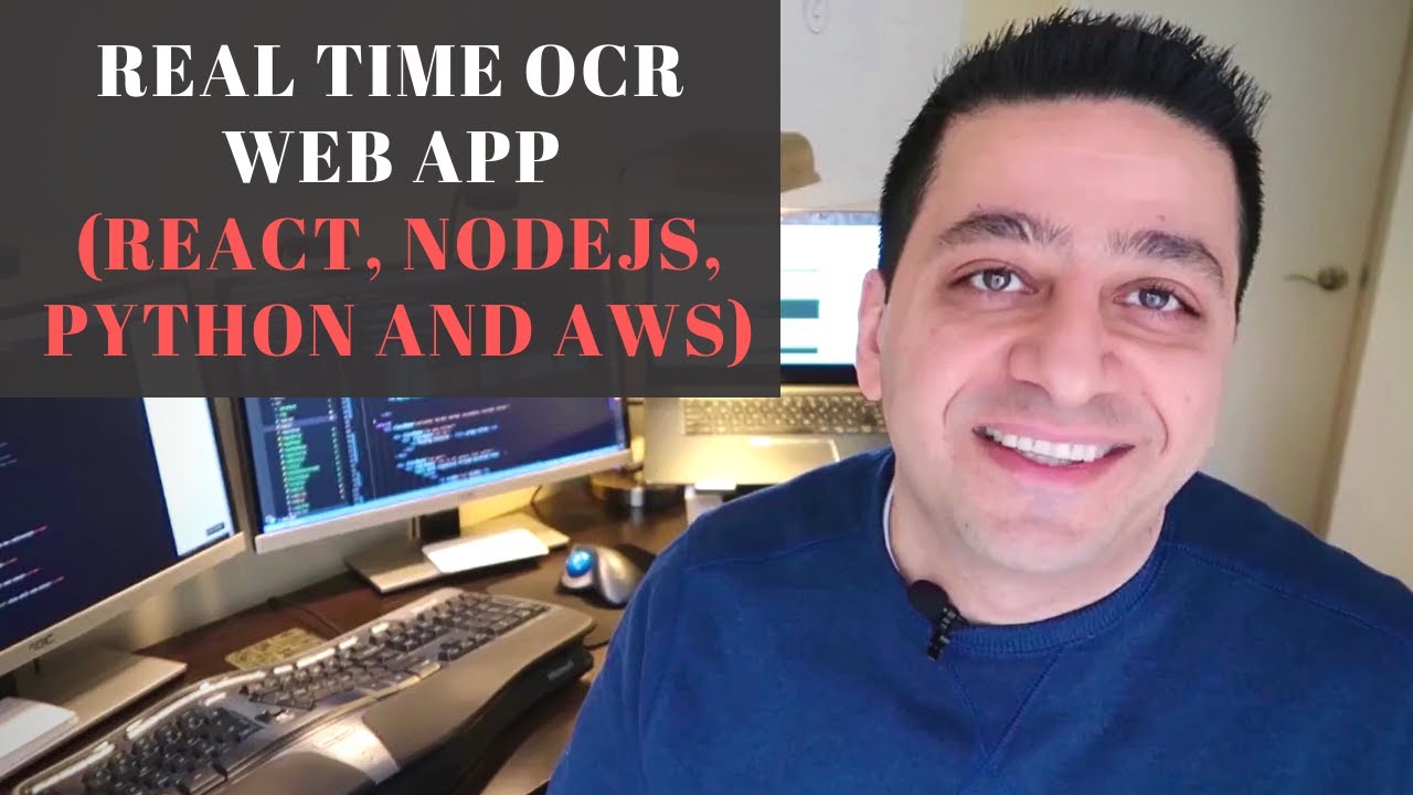 Real Time OCR Web App (React, NodeJS, Python and AWS)