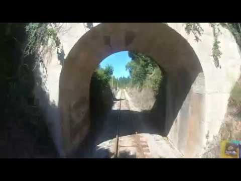 Cab Ride - RENFE (Antigua FEVE), trayecto entre Ribadeo y Luarca, en cabina. (4K)