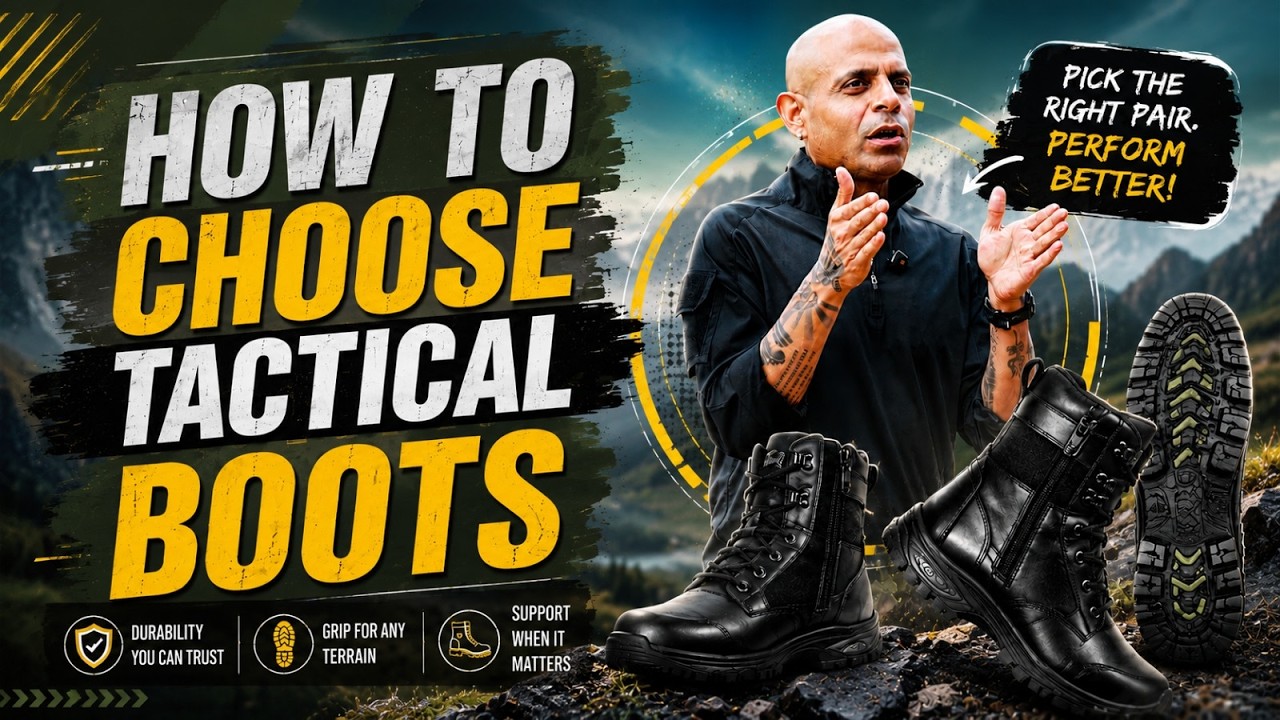 Best Tactical Boots You Can Try | Col. Shivender Kanwar