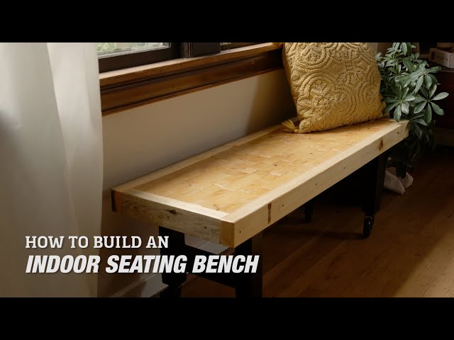How To Build an Indoor Bench