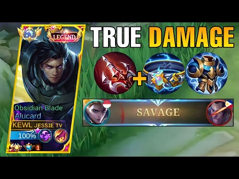 ALUCARD TRUE DAMAGE EZ SAVAGE!! | THIS UNDERRATED BUILD IS SO BROKEN! | ALUCARD BEST BUILD 2023