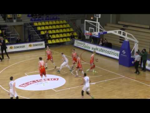 LMKL čempionatas: „Utena“ - „Sūduva“ gražiausi rungtynių epizodai 2016-03-15