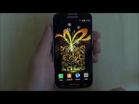 Abstract Christmas Wallpaper Video