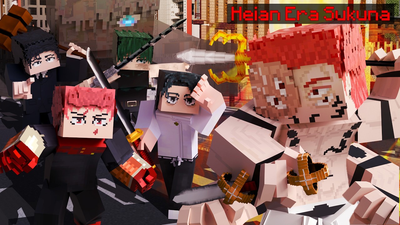 Minecraft Manhunt, But I am Heian Era Sukuna from Jujutsu Kaisen