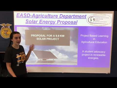 EAHS Greenhouse Solar Project Image