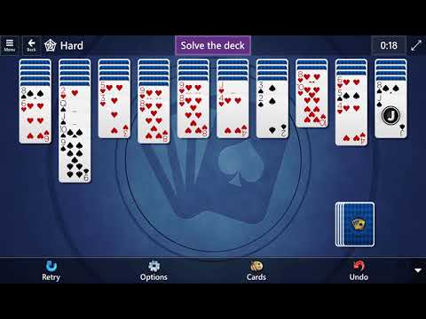Microsoft Solitaire Collection: Spider - Hard - March 28, 2021