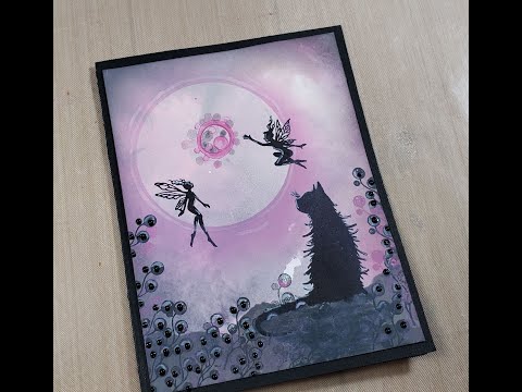 ASC DT Lavinia Stamps Mooch and Dancing Fairies card tutorial