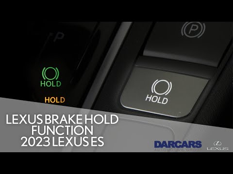 How to Use the Brake Hold Feature | 2023 Lexus ES