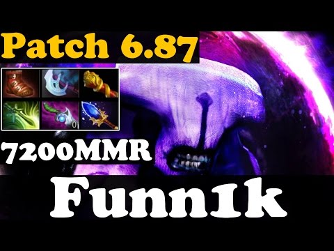 Dota 2 - Patch 6.87 Funn1k 7200 MMR Plays Faceless Void - Ranked Match Gameplay