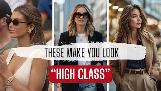 5 Details In Your Look That Reveal Your Social Class! Budget-friendly Elegant Lifestyle