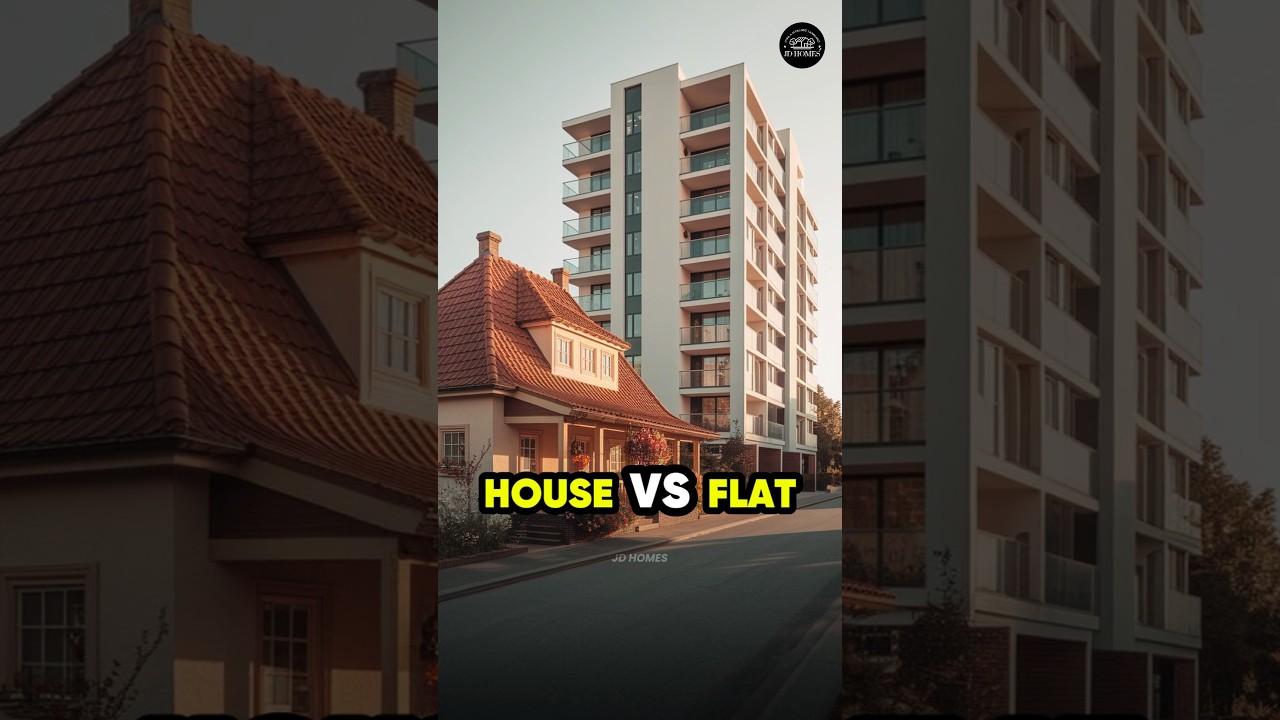 Land Vs House Vs Flat by JD Homes