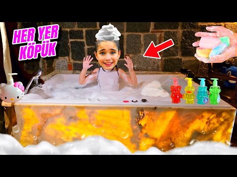 EYVAH ELİF SU BİTTİ ‼️ ELİF SİNEM JAKUZİYİ DOLDURDU HER YER KÖPÜK OLDU!!  ANNEM ÇILDIRDI!!