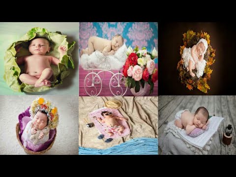 Newborn baby photoshoot ideas at home