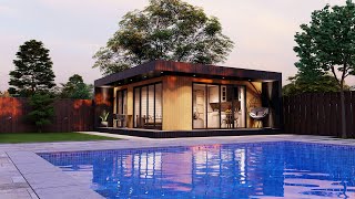 Modern Tiny House from a garden shed
