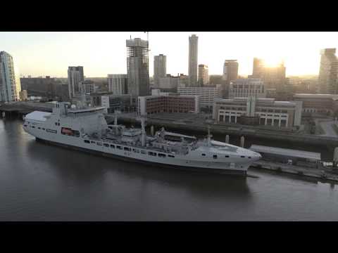 RFA TIDERACE British Royal fleet auxiliary tanker
