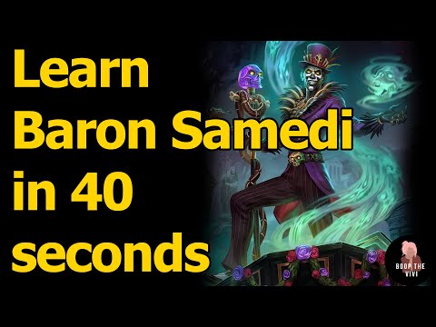 HOW TO PLAY BARON SAMEDI IN 40 SECONDS - Quick Smite God Guide