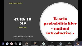 CURS 10 Teoria Probabilitatilor Notiuni Introd CD
