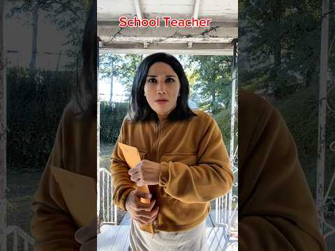 When the school teacher pays a visit💀🤣#funnyshorts #comedy #shorts