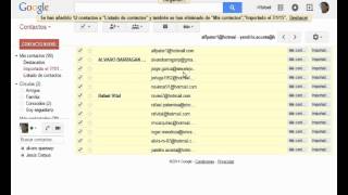 Excel avanzado Clase 14 Importar contactos de excel a gmail