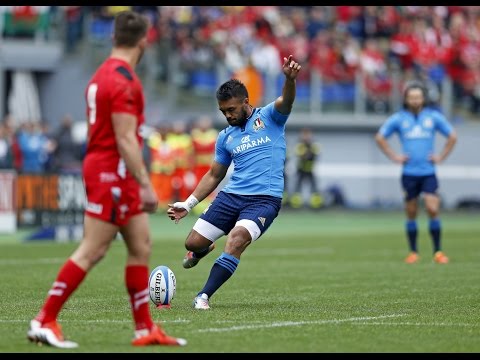 Kelly Haimona Opening Penalty, Italy v Wales, 21st March 2015
