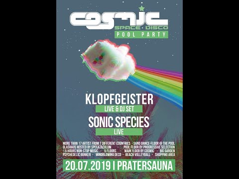 Dr. ZizmiR @ Cosmic Pool Party Pratersauna Wien 2019  Psy Proggy (DJ-Set) 138 Bpm Teil 1