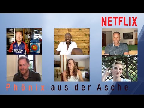 Prinz Harry spricht mit Athleten aus „Phönix aus der Asche“ über die Macht des Sports [OmU]