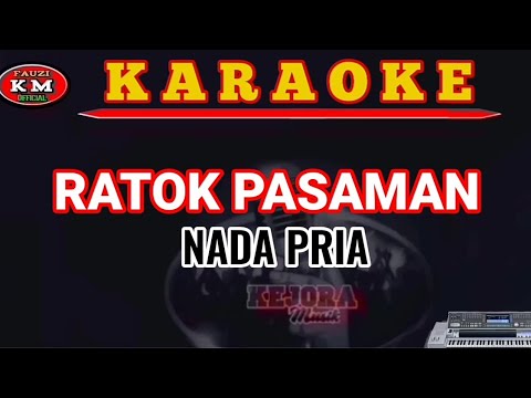 RATOK PASAMAN - Karaoke/Lirik Lagu Joged (GAMAD) Nada Pria