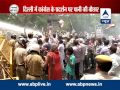 Congress workers protest against rail fare hike - YouTube