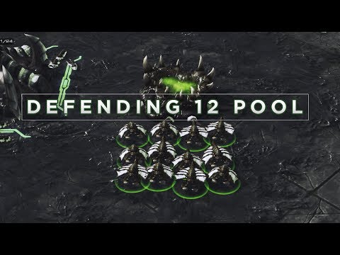 Defending 12 Pool in ZvZ (Grandmaster)