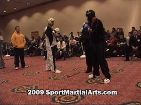 Cass Sigmon v Rene Torres - Boys superheavy continuous sparring - 2009 NBL Supergrands