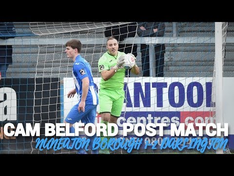 CAM BELFORD POST MATCH | BORO 1-2 DARLINGTON